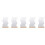 5Pcs Wooden Base Desktop Acrylic Irregular Makeup Mirror 11