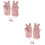 2 Pairs Women Winter Fluffy Plush Windproof Gloves 8