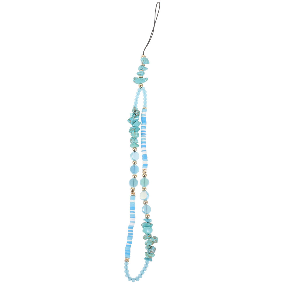 5Pcs Beaded Phone Strap Charm Kawaii Lanyard Wristband 033394926502