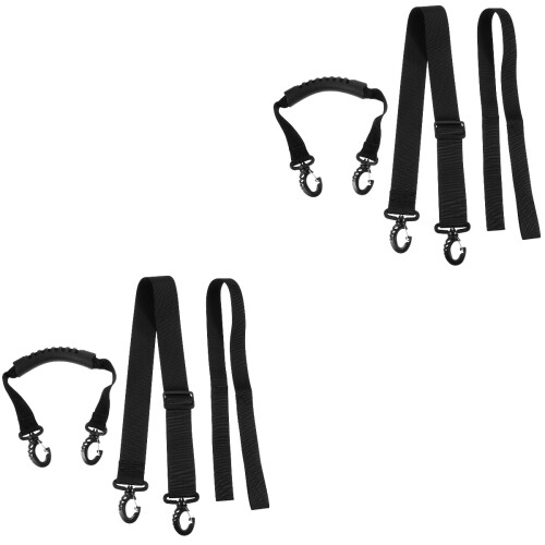 6 Pcs Ski Boots Carrier Shoulder Straps Skiing Accessories 2