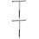 2Pcs Stainless Steel T-Handle Soil Sample Probe 7