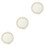 3Pcs Cotton Rope Mirror Wall Hanging Bathroom Makeup Mirror 5