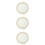 3Pcs Cotton Rope Mirror Wall Hanging Bathroom Makeup Mirror 8