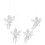 16 Pcs Christmas Angel Ornaments Clear Hanging Decorations 3