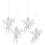 16 Pcs Christmas Angel Ornaments Clear Hanging Decorations 1