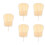 5Pcs Bamboo Woven Handheld Fan Chinese Style For Summer 7