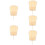 5Pcs Bamboo Woven Handheld Fan Chinese Style For Summer 11