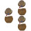 6 Pcs Hand Knitting Hat Photography Outfit Set 6