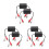 6 Pcs Car Audio Noise Filter Ground Loop Isolator For Reducing Buzzing 8