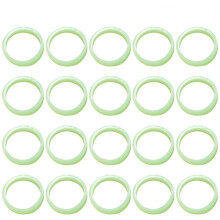1000 Pcs Plastic Luminous Finger Ring Party Supplies Green