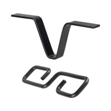 Sturdy Rain Chain Gutter Adapter Clip, Weather-Resistant V-Shaped Hook Hanger for Outdoor Spaces