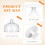 2Pcs Ceramic Cake Serving Plate With Glass Cover 7
