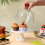 2Pcs Ceramic Cake Serving Plate With Glass Cover 5