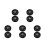 10Pcs Durable Black Steel Trailer and Floor Jack Replacement Wheels 5