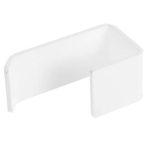 2Pcs White Acrylic Headphone Stand Wall Mount Headset Holder for Desk 1