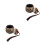 2Pcs Small Ceramic Cremation Urn For Human And Pet Ashes Beige 6