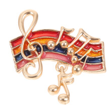 10Pcs Rainbow Pin Clothes Brooch Music Note Lapel Pin For Suit