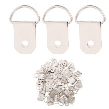 200 Pcs Picture Frame Hanger Wall Mount Semi-Circle Photo Hanger