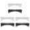 6 Pcs Rectangular Clear Plastic Comb Storage Box Holders 4