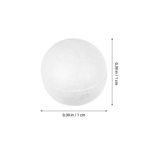 1500 Pcs Polystyrene Craft Balls For Wedding Party And Christmas 1