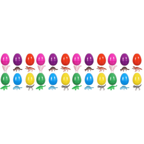 24 Pcs Easter Dinosaur Eggs Toy Children Surprise Gift 1