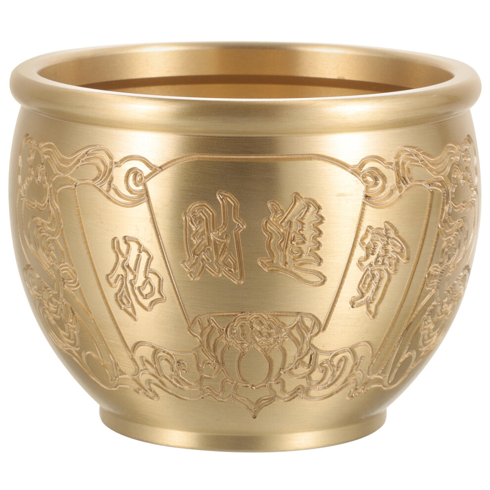2Pcs Brass Wealth Basin Money Bowl Desktop Treasure Decor-image-OPC-PKXPSFN-NEW