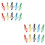 20 Pcs Music Note Clip Page Holder For Sheet Music Random Color 6
