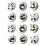12 Pcs Panda Pattern 2-Layer Training Balls For Indoor Outdoor Use 5