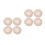 8 Pcs Round 23cm Natural Rattan Bread Proofing Basket Liners 7