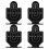 12 Pcs Set Aluminum Alloy Durable Shooting Training Targets 1