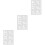 3Pcs New Year Painting Stencil Template Reusable Diy Drawing Mold 7