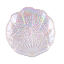 3Pcs Adjustable Colorful Nail Shell Tray For Manicure Mermaid Style
