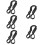 5 Pcs Durable Snowboard Carrying Strap Portable Harness 11