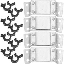 Set Hard Hat Light Holder Mount Bracket Clip For Headlamp