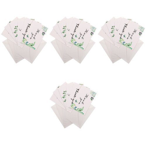 48 Pcs Flower Grass Pattern Cards For Thanksgiving Mother'S Day 2