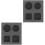 2Pièces Moules Graphite 4 Compartiments Fusion Or Argent Résistants 5