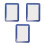 3Pcs Magnetic Real Glass Mirror For Locker Fridge Toolbox Cabinet 4