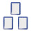 3Pcs Magnetic Real Glass Mirror For Locker Fridge Toolbox Cabinet 7
