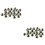 200 Pcs Bullet Cone Acrylic Bead Punk Rivet Spacer 6