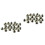 200 Pcs Bullet Cone Acrylic Bead Punk Rivet Spacer 4