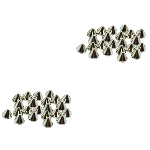 200 Pcs Bullet Cone Acrylic Bead Punk Rivet Spacer 2