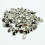 200 Pcs Bullet Cone Acrylic Bead Punk Rivet Spacer 11