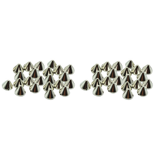 200 Pcs Bullet Cone Acrylic Bead Punk Rivet Spacer 1