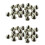 200 Pcs Bullet Cone Acrylic Bead Punk Rivet Spacer 5