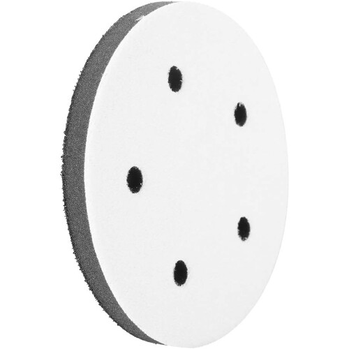 Sanding Soft Pad 125mm Diameter, Soft Buffer Sponge Interface Cushion Pad for Sanding Pads, 5-Inch, 5-Hole Pattern 1