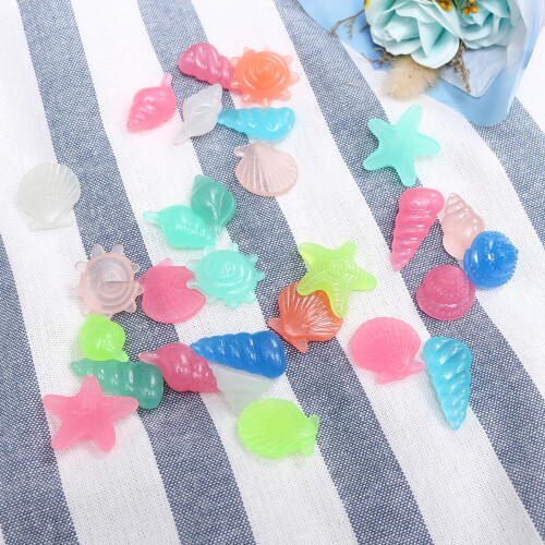 80Pcs Luminous Resin Stones For Aquarium Landscaping 1