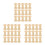 300 Pcs Wooden Spools For Crafts Yarn Holder Spindles 10