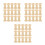 300 Pcs Wooden Spools For Crafts Yarn Holder Spindles 4