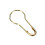 2000 Pcs Cucurbit Shape Safety Clothes (Golden) 1