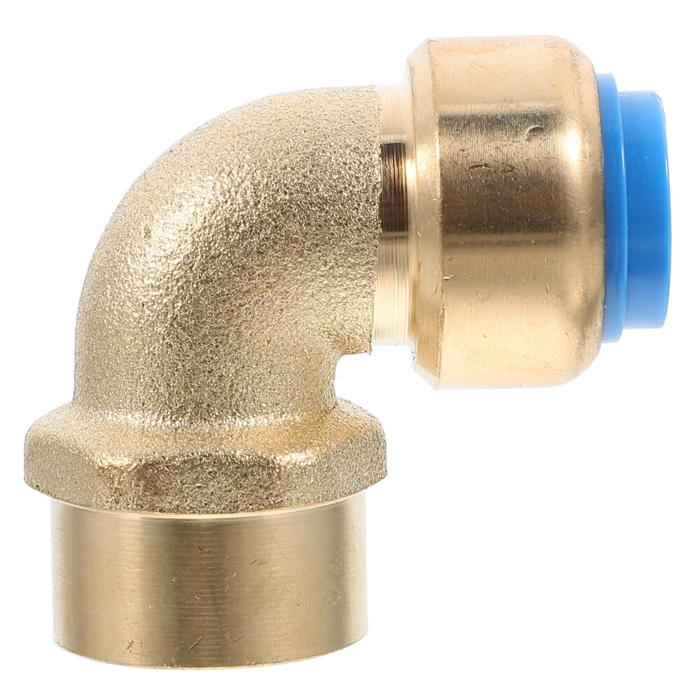4Pcs 90 Degree Brass Push To Connect Threaded Elbow For Copper Pipe 033394998592